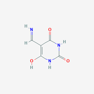 molecular formula C5H5N3O3 B5046265 5-(aminomethylidene)pyrimidine-2,4,6(1H,3H,5H)-trione CAS No. 59025-32-0