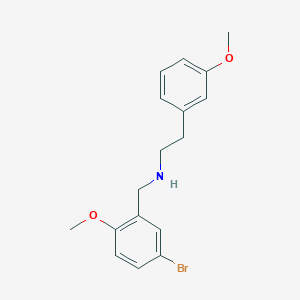 N-[(5-bromo-2-methoxyphenyl)methyl]-2-(3-methoxyphenyl)ethanamine