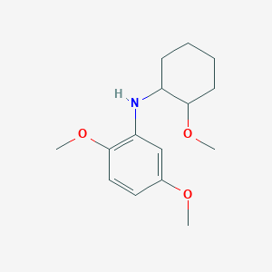 molecular formula C15H23NO3 B5046338 2,5-dimethoxy-N-(2-methoxycyclohexyl)aniline 