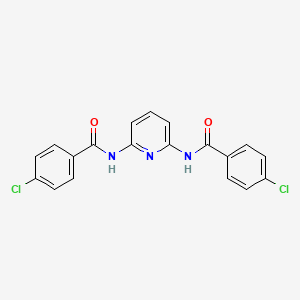 4-CHLORO-N-[6-(4-CHLOROBENZAMIDO)PYRIDIN-2-YL]BENZAMIDE