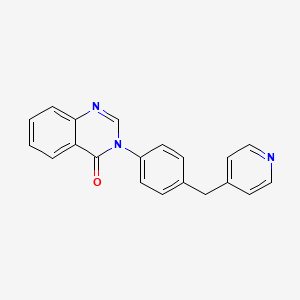 3-[4-(Pyridin-4-ylmethyl)phenyl]quinazolin-4-one