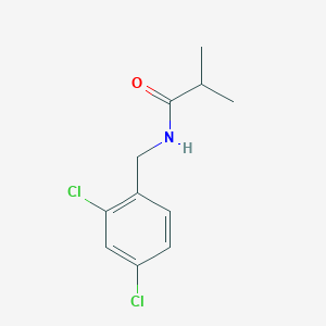 N-[(2,4-dichlorophenyl)methyl]-2-methylpropanamide