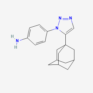 4-[5-(1-adamantyl)-1H-1,2,3-triazol-1-yl]aniline