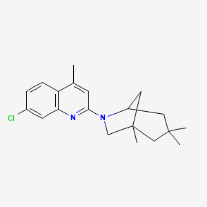 7-chloro-4-methyl-2-(1,3,3-trimethyl-6-azabicyclo[3.2.1]oct-6-yl)quinoline