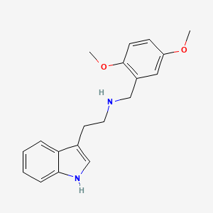 molecular formula C19H22N2O2 B5046751 N-(2,5-dimethoxybenzyl)-2-(1H-indol-3-yl)ethanamine 