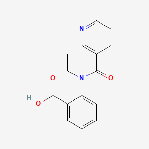 molecular formula C15H14N2O3 B5046758 2-[ethyl(3-pyridinylcarbonyl)amino]benzoic acid 