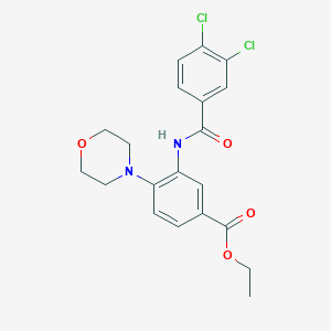 Ethyl 3-[(3,4-dichlorobenzoyl)amino]-4-(4-morpholinyl)benzoate