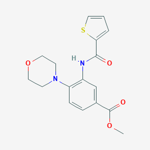 Methyl 4-(4-morpholinyl)-3-[(2-thienylcarbonyl)amino]benzoate