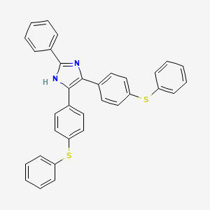 2-phenyl-4,5-bis[4-(phenylthio)phenyl]-1H-imidazole