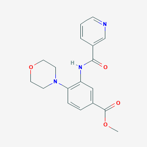 Methyl 4-morpholin-4-yl-3-(pyridine-3-carbonylamino)benzoate