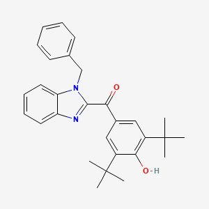 (1-benzyl-1H-benzimidazol-2-yl)(3,5-di-tert-butyl-4-hydroxyphenyl)methanone