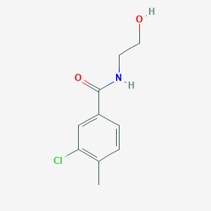 3-chloro-N-(2-hydroxyethyl)-4-methylbenzamide