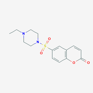 6-[(4-ethylpiperazin-1-yl)sulfonyl]-2H-chromen-2-one