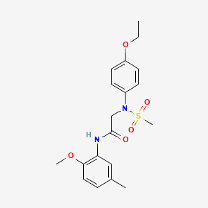 N~2~-(4-ethoxyphenyl)-N~1~-(2-methoxy-5-methylphenyl)-N~2~-(methylsulfonyl)glycinamide