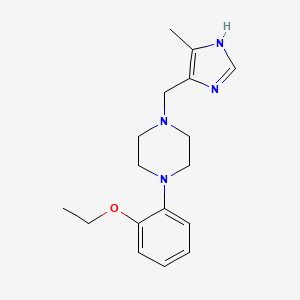 1-(2-ethoxyphenyl)-4-[(4-methyl-1H-imidazol-5-yl)methyl]piperazine