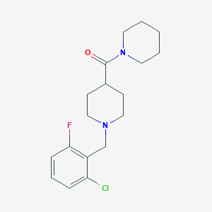 1-(2-chloro-6-fluorobenzyl)-4-(1-piperidinylcarbonyl)piperidine