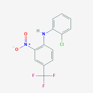 (2-chlorophenyl)[2-nitro-4-(trifluoromethyl)phenyl]amine