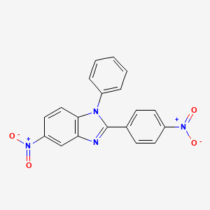 5-Nitro-2-(4-nitrophenyl)-1-phenylbenzimidazole