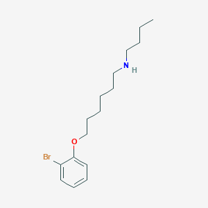 6-(2-bromophenoxy)-N-butyl-1-hexanamine