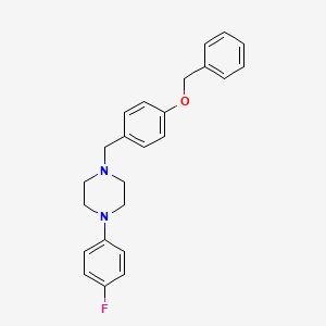 1-[4-(benzyloxy)benzyl]-4-(4-fluorophenyl)piperazine