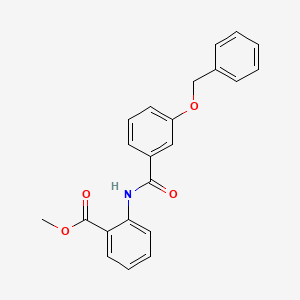 methyl 2-{[3-(benzyloxy)benzoyl]amino}benzoate