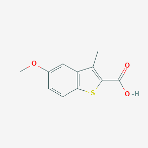 molecular formula C11H10O3S B504744 5-Methoxy-3-methyl-1-benzothiophene-2-carboxylic acid CAS No. 21243-02-7