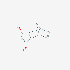 molecular formula C10H10O2 B504746 5-Hydroxytricyclo[5.2.1.0~2,6~]deca-4,8-dien-3-one 