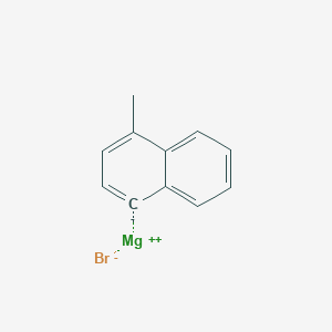 molecular formula C11H9BrMg B050475 4-Methyl-1-naphthylmagnesium bromide CAS No. 115913-58-1