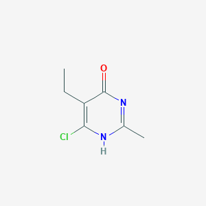 6-chloro-5-ethyl-2-methyl-1H-pyrimidin-4-one