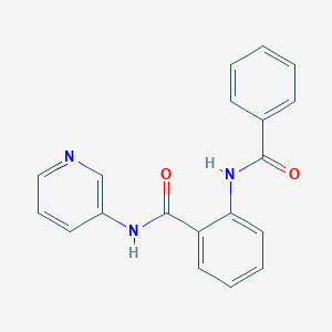 molecular formula C19H15N3O2 B504755 N1-(3-pyridyl)-2-(benzoylamino)benzamide 