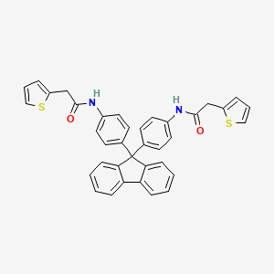 N,N'-(9H-fluorene-9,9-diyldi-4,1-phenylene)bis[2-(2-thienyl)acetamide]