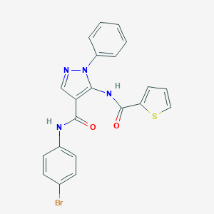 N-(4-bromophenyl)-1-phenyl-5-[(2-thienylcarbonyl)amino]-1H-pyrazole-4-carboxamide