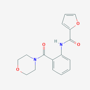 N-[2-(4-morpholinylcarbonyl)phenyl]-2-furamide