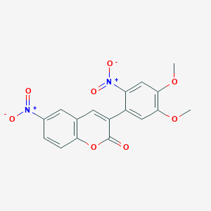 3-(4,5-dimethoxy-2-nitrophenyl)-6-nitro-2H-chromen-2-one