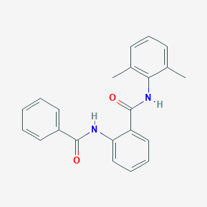 molecular formula C22H20N2O2 B504777 2-(benzoylamino)-N-(2,6-dimethylphenyl)benzamide 