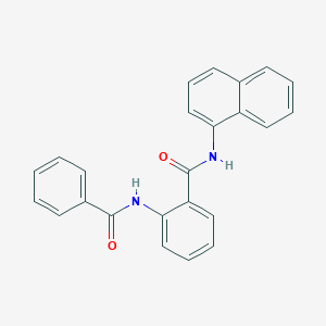 molecular formula C24H18N2O2 B504779 2-(benzoylamino)-N-(1-naphthyl)benzamide 