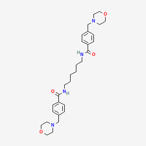 N,N'-1,6-hexanediylbis[4-(4-morpholinylmethyl)benzamide]