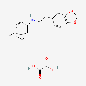 N-[2-(1,3-benzodioxol-5-yl)ethyl]-2-adamantanamine oxalate