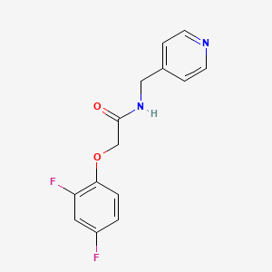 2-(2,4-difluorophenoxy)-N-(4-pyridinylmethyl)acetamide