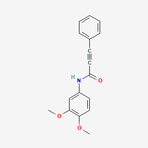 N-(3,4-dimethoxyphenyl)-3-phenyl-2-propynamide