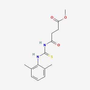 methyl 4-({[(2,6-dimethylphenyl)amino]carbonothioyl}amino)-4-oxobutanoate