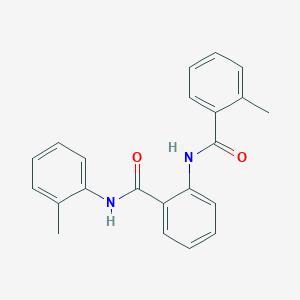 molecular formula C22H20N2O2 B504798 2-methyl-N-{2-[(2-methylphenyl)carbamoyl]phenyl}benzamide 