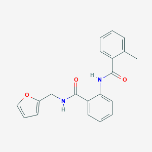N-{2-[(furan-2-ylmethyl)carbamoyl]phenyl}-2-methylbenzamide