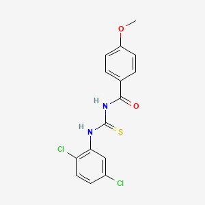 N-{[(2,5-dichlorophenyl)amino]carbonothioyl}-4-methoxybenzamide