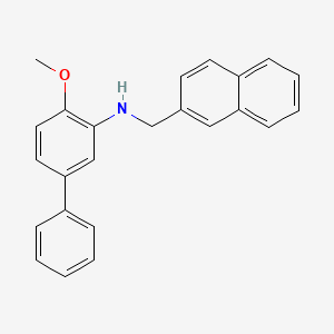 (4-methoxy-3-biphenylyl)(2-naphthylmethyl)amine