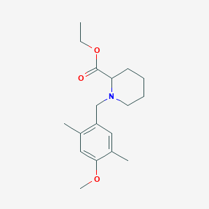 ethyl 1-(4-methoxy-2,5-dimethylbenzyl)-2-piperidinecarboxylate