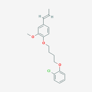 1-[4-(2-chlorophenoxy)butoxy]-2-methoxy-4-(1-propen-1-yl)benzene