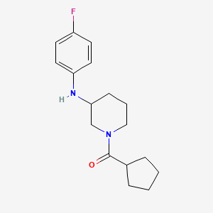 1-(cyclopentylcarbonyl)-N-(4-fluorophenyl)-3-piperidinamine