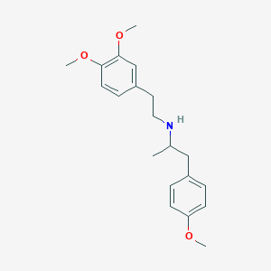 N-[2-(3,4-dimethoxyphenyl)ethyl]-1-(4-methoxyphenyl)-2-propanamine