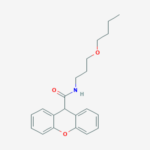 N-(3-butoxypropyl)-9H-xanthene-9-carboxamide